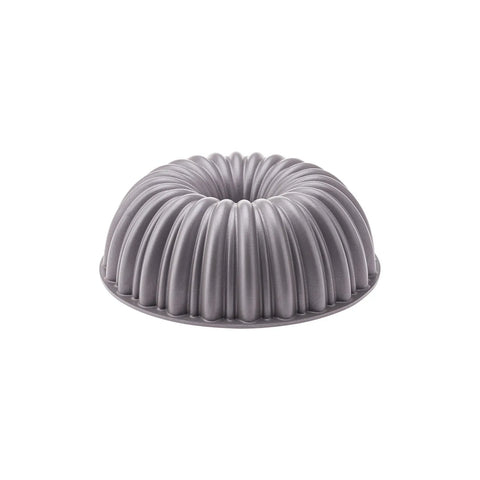 Karaca Cake Pro Aluminium Cast Decorative Bundt Cake Tin, 25.5cm, Anthracite