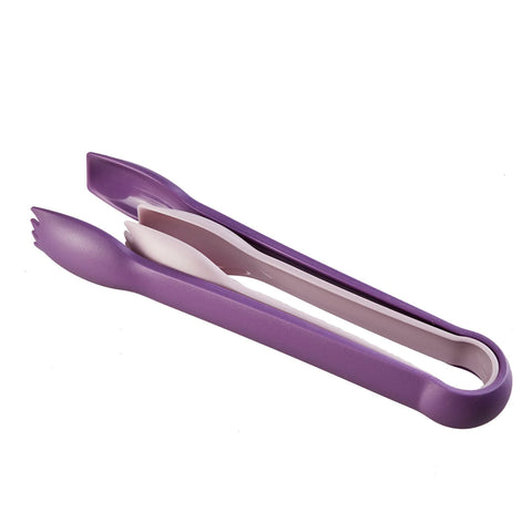 Crick Crack Alp 2 Piece Salad and Pasta Tongs, Purple Lilac