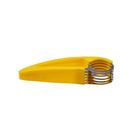 Crick Crack Banana Slicer, 5.5cmx7.5cm, Yellow Silver