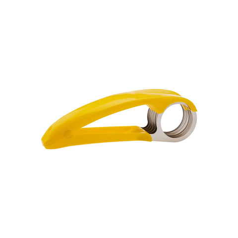 Crick Crack Banana Slicer, 5.5cmx7.5cm, Yellow Silver