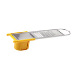 Crick Crack Garlic Grater, 22cm, Yellow Silver