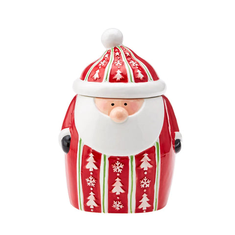 Karaca New Year Christmas Wish Porcelain Storage Jar, 1500ml, Multi