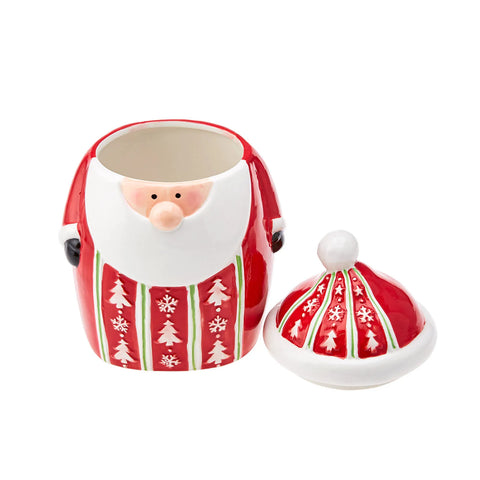 Karaca New Year Christmas Wish Porcelain Storage Jar, 1500ml, Multi