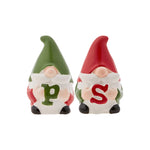 Karaca New Year Christmas Hoho Ceramic Salt and Pepper Shaker, 5cmx5cmx8cm, Multi