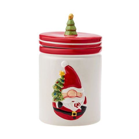 Karaca New Year Christmas Tree Ceramic Storage Jar, 1970ml, Multi