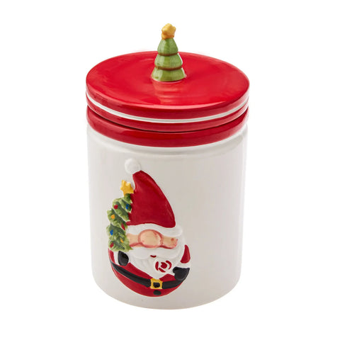 Karaca New Year Christmas Tree Ceramic Storage Jar, 1970ml, Multi