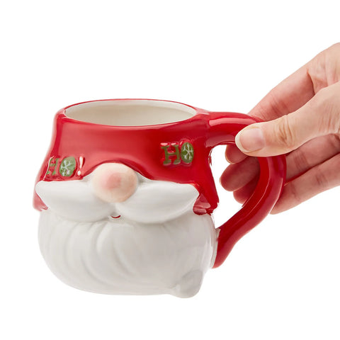 Karaca New Year Christmas Hoho Ceramic Mug, 480ml, Multi