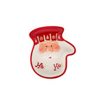 Karaca New Year Christmas Hoho Ceramic Snack Bowl, 17.8cmx12.7cmx2.5cm, Multi