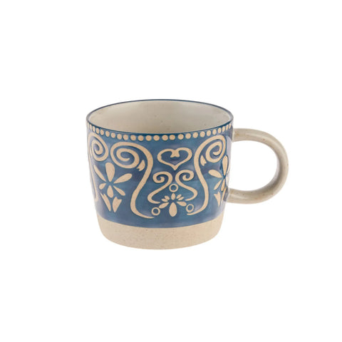 Karaca Eternal Porcelain Mug, 300ml, Navy Blue