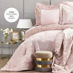 Karaca Home Valeria Best Bedding Set, 8 Piece, Double, Rose Gold