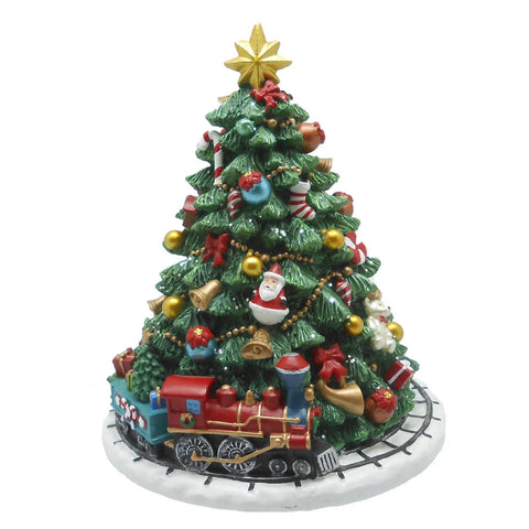 Karaca Home New Year Christmas Musical Christmas Tree Ornament, 15cm, Multi