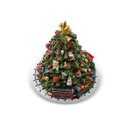 Karaca Home New Year Christmas Musical Christmas Tree Ornament, 15cm, Multi