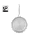 Karaca 3Ply PowerSteel 316+ Stainless Steel Induction Frying Pan, 26cm, Silver