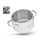 Karaca 3Ply PowerSteel 316+ Stainless Steel Induction Stockpot, 10cm, Silver