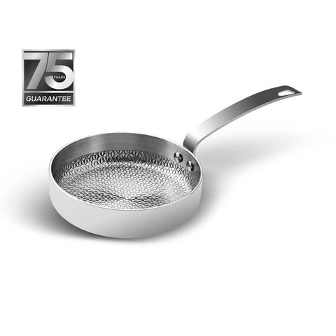 Karaca 3Ply PowerSteel 316+ Stainless Steel Induction Frying Pan, 12cm, Silver