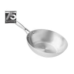 Karaca 3Ply PowerSteel 316+ Stainless Steel Induction Wok Pan, 2.8L, Silver