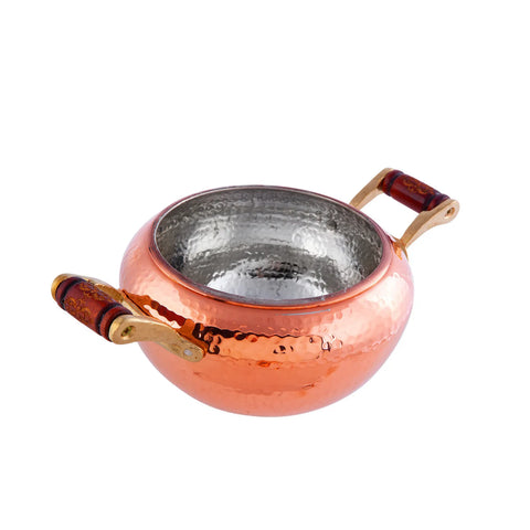 Karaca Mesopotamia Copper Stockpot with Lid, 16cm, Copper