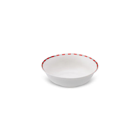 Karaca Aries Porcelain CerealSoup Bowl, 14cm, Red Blue Multi