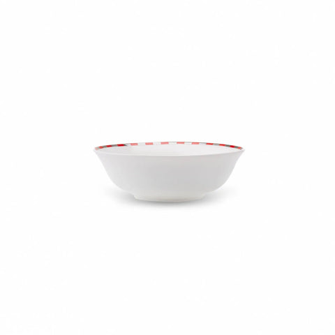 Karaca Aries Porcelain CerealSoup Bowl, 14cm, Red Blue Multi