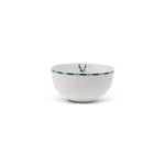 Karaca Aries Porcelain Snack Bowl, 12cm, Green Blue Multi