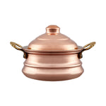 Karaca Alacahöyük Copper Stockpot with Lid, 10cm, Copper