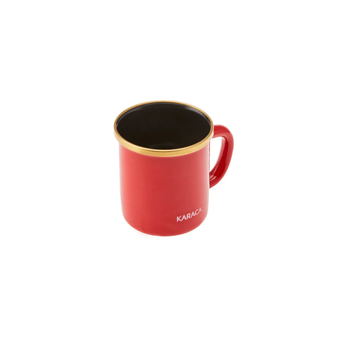 Karaca Troy Enamel Induction Mug, 0.33L, Red