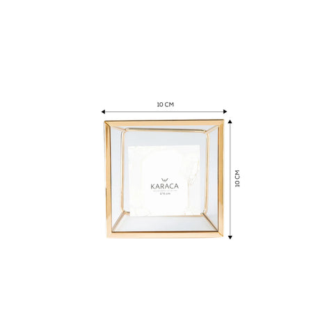 Karaca Magic Photo Frame, 10cmx10cm, Gold