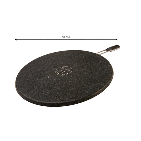 Karaca Love of Kitchen Biogranite PancakeCrepe Pan, 34cm, Grey