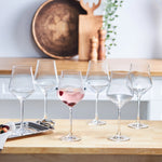 Karaca Even 6 Piece Glass Wine Glasses, 500ml, Transparent