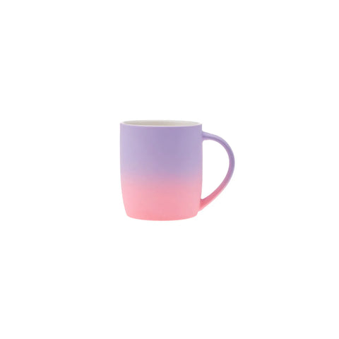 Karaca Soft Touch Porcelain Mug, 340ml, Pink Multi