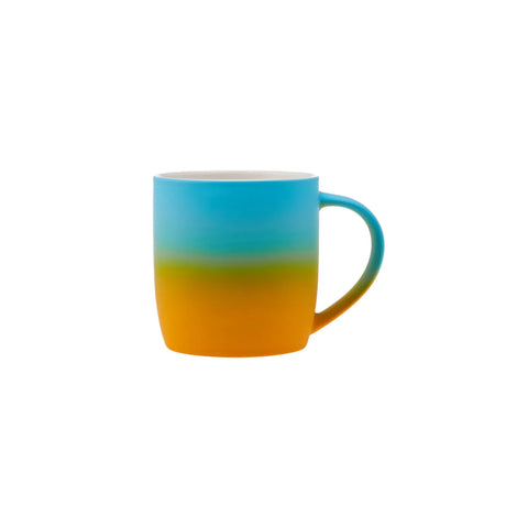 Karaca Soft Touch Porcelain Mug, 340ml, Orange Multi