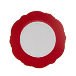 Karaca Romantic Porcelain Side Plate, 21cm, Red Multi