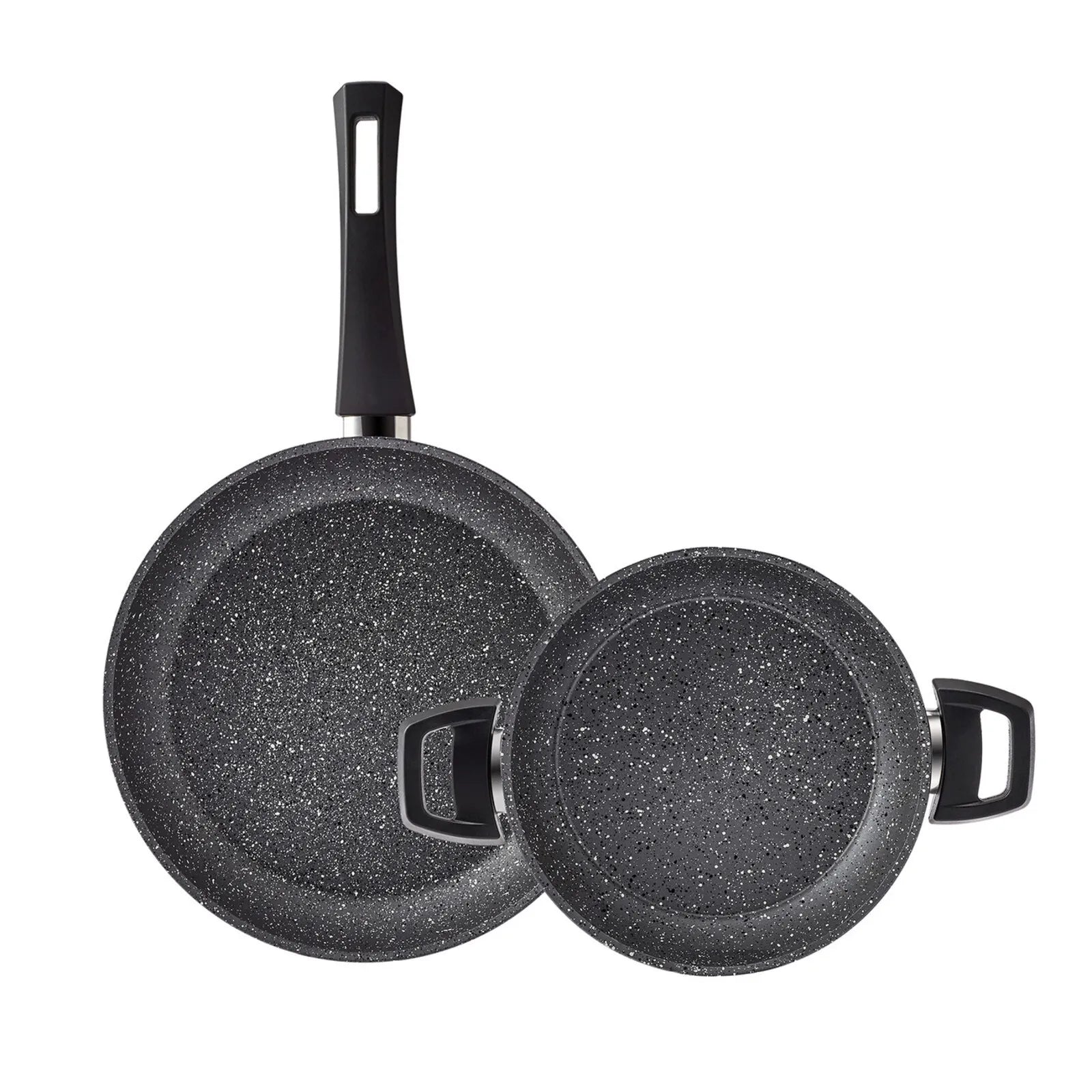 Karaca Atlas Biogranite 2-Piece Pan Set, Black