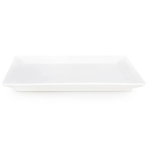 Karaca Carmen Trend Porcelain Serving Platter, 27cmx22cm, White