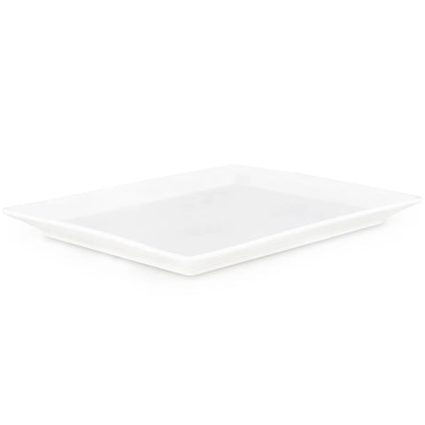 Karaca Carmen Trend Porcelain Serving Platter, 27cmx22cm, White