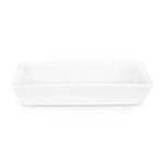 Karaca Carmen Trend Porcelain Serving Platter, 13cmx7cm, White