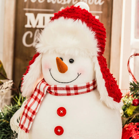 Stuffed snowman toy on sale