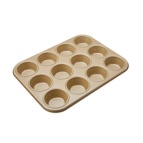 Karaca Hense Metal Muffin Mould, 35cmx27cm, Brown