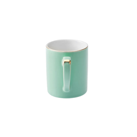 Karaca Pastel Porcelain Mug, 350ml, Green Gold