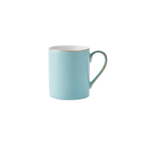 Karaca Pastel Porcelain Mug, 350ml, Blue Gold