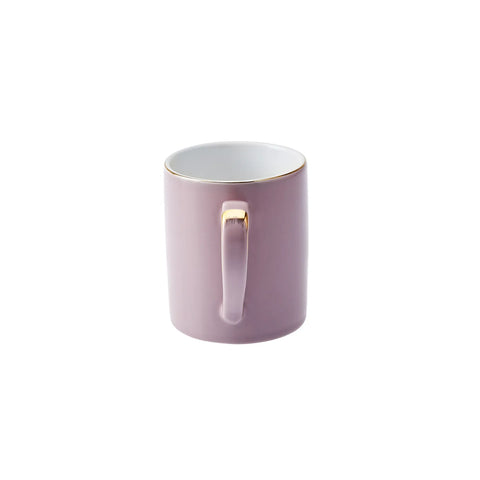 Karaca Pastel Porcelain Mug, 350ml, Purple Gold