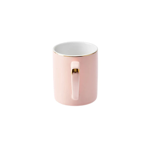 Karaca Pastel Porcelain Mug, 350ml, Pink Gold