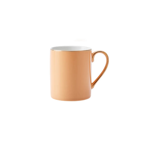 Karaca Pastel Porcelain Mug, 350ml, Salmon Gold