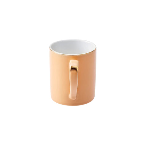 Karaca Pastel Porcelain Mug, 350ml, Salmon Gold