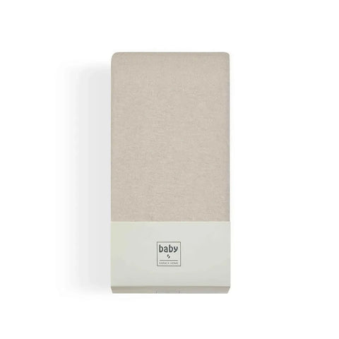 Karaca Home Jersey Baby Fitted Sheet, Single, Beige