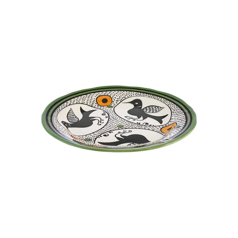 Karaca Paye Seljuk Collection Porcelain Side Plate, 21cm, Green Multi