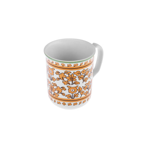 Karaca Paye Seljuk Collection Porcelain Mug, 340ml, Yellow Multi