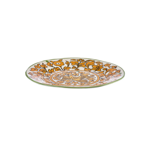 Karaca Paye Seljuk Collection Porcelain Side Plate, 16cm, Yellow Multi