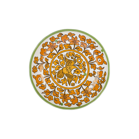 Karaca Paye Seljuk Collection Porcelain Side Plate, 21cm, Yellow Multi