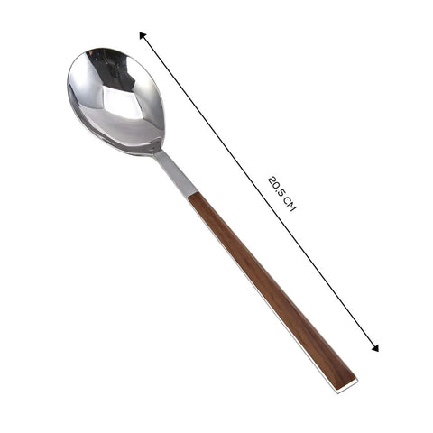 Karaca Salzburg Stainless Steel Table Spoon, 20.5cm, Brown